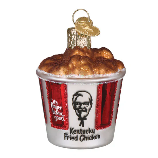 KFC Bucket Of Chicken Ornament, 2.75" - Image 2