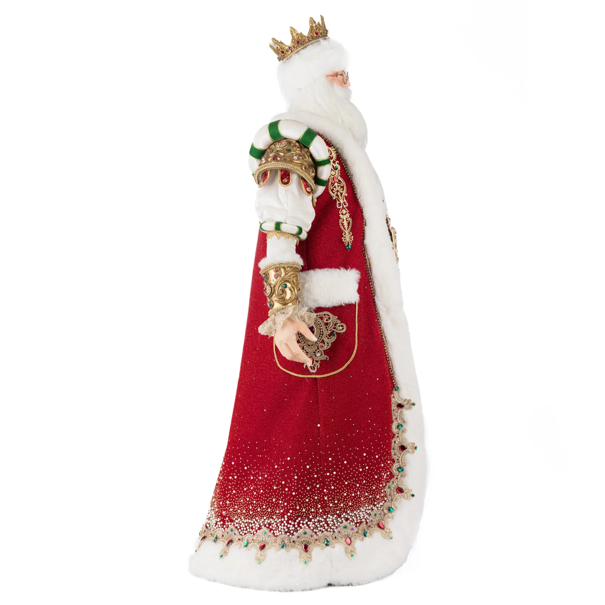 King Christian Claus of the North Pole Figurine, 36.25" - Image 4
