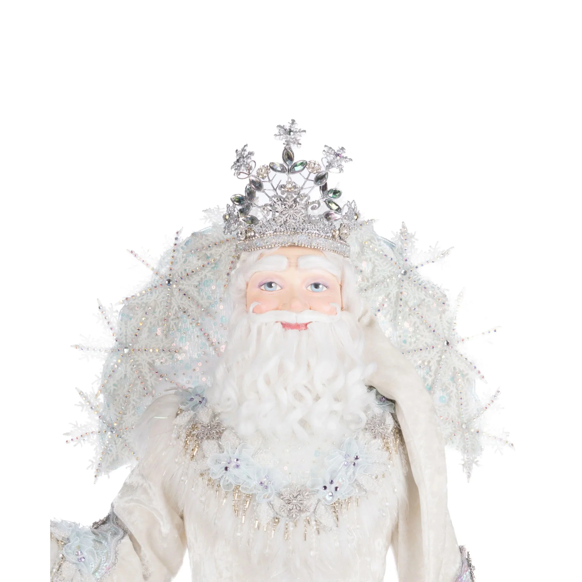 King Winterfield Of Crystal Kingdom Santa Figure, 34.5" - Image 2
