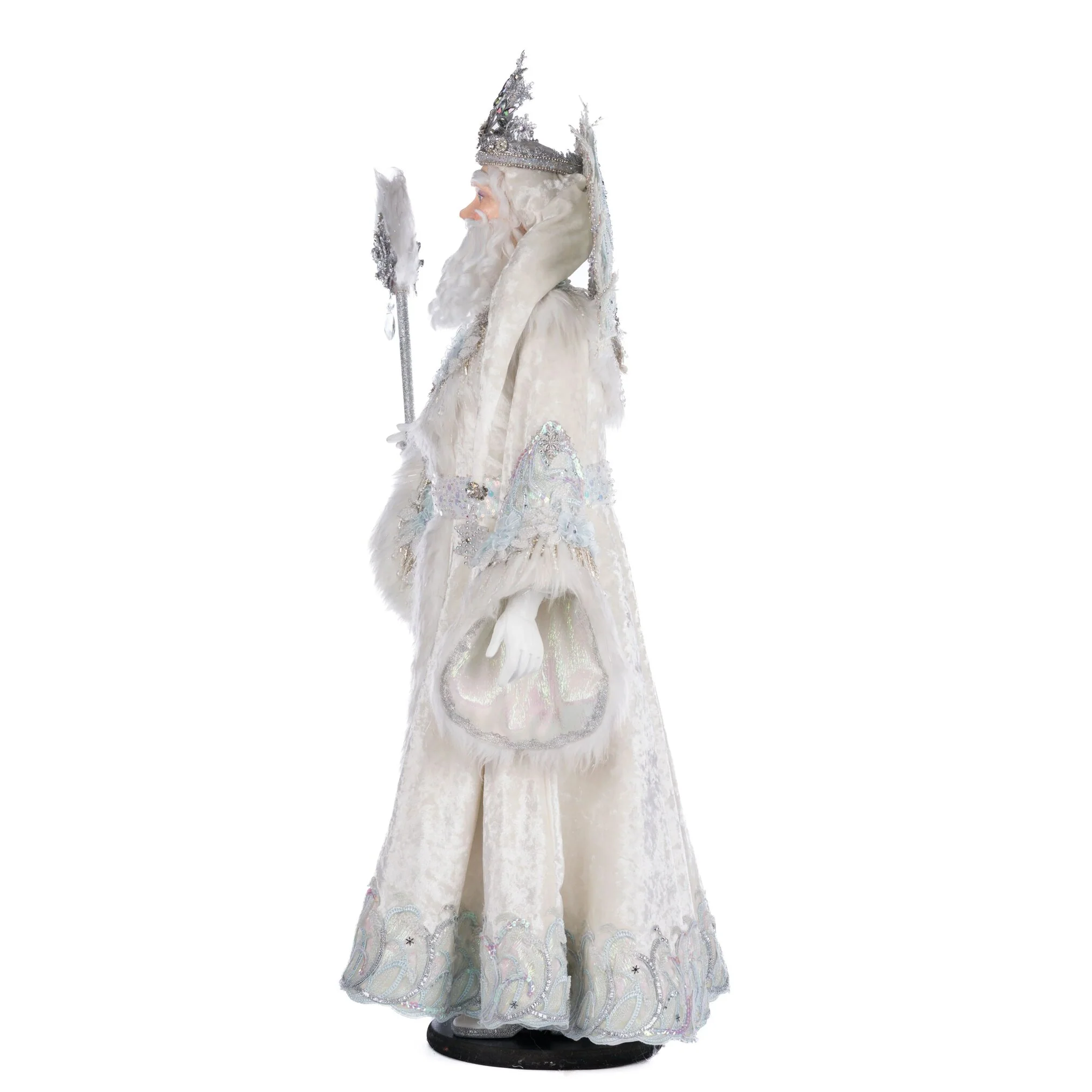 King Winterfield Of Crystal Kingdom Santa Figure, 34.5" - Image 4