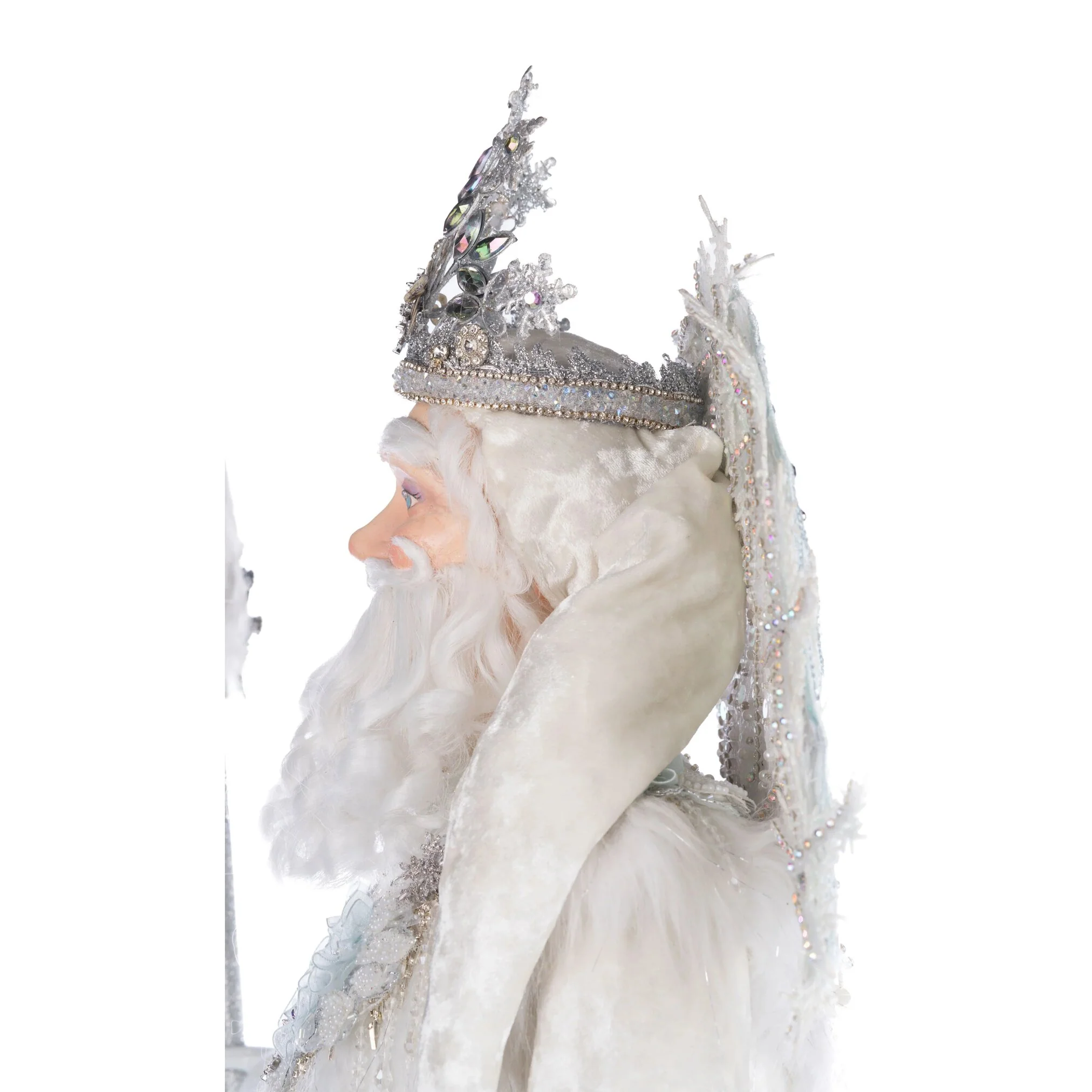 King Winterfield Of Crystal Kingdom Santa Figure, 34.5" - Image 5