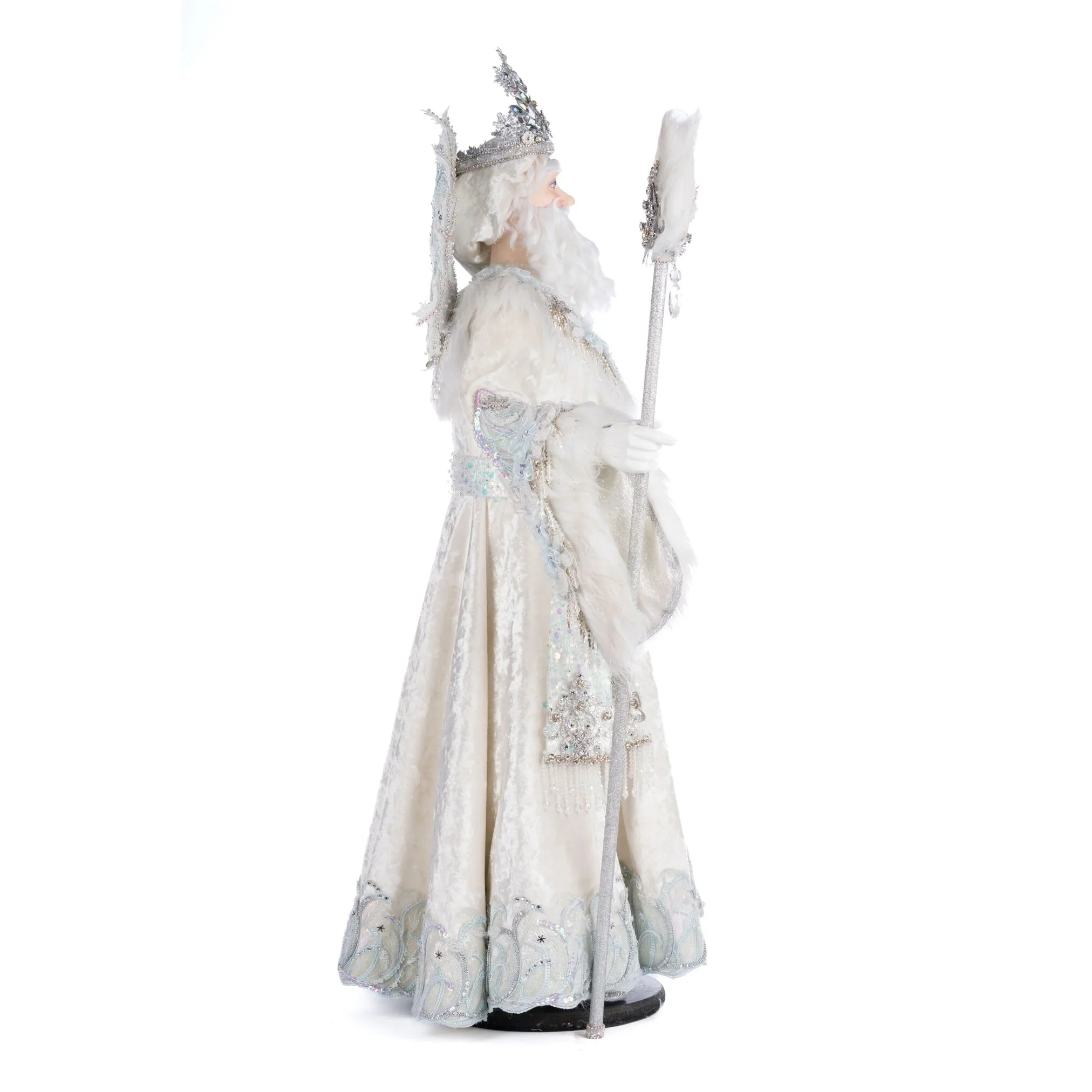 King Winterfield Of Crystal Kingdom Santa Figure, 34.5" - Image 6