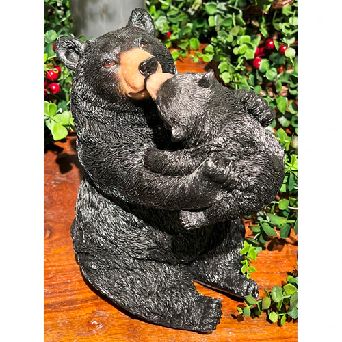 Kissing Black Bears, 10.7"