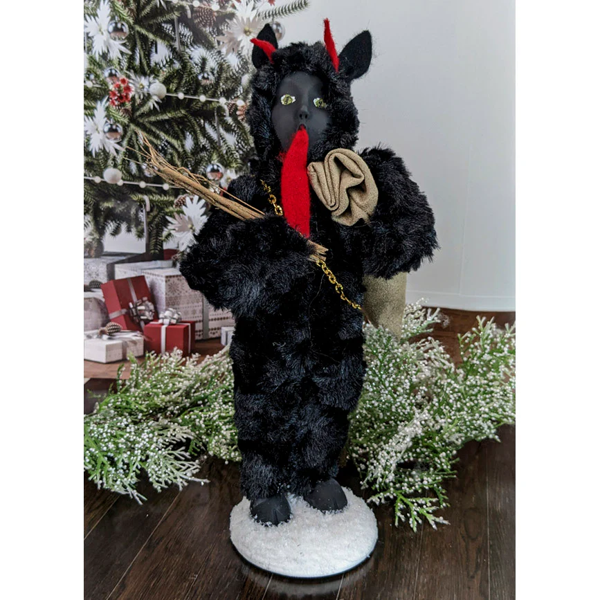 Krampus Caroler Figurine, 10" - Image 2