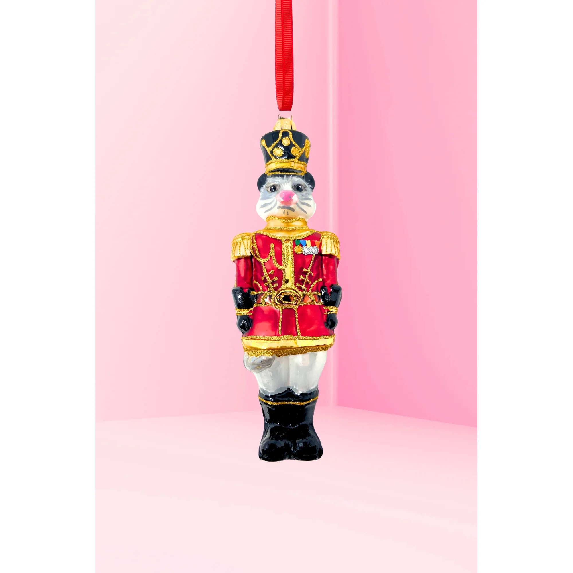 KRG Opossum Body Polish Glass Ornament, 5"