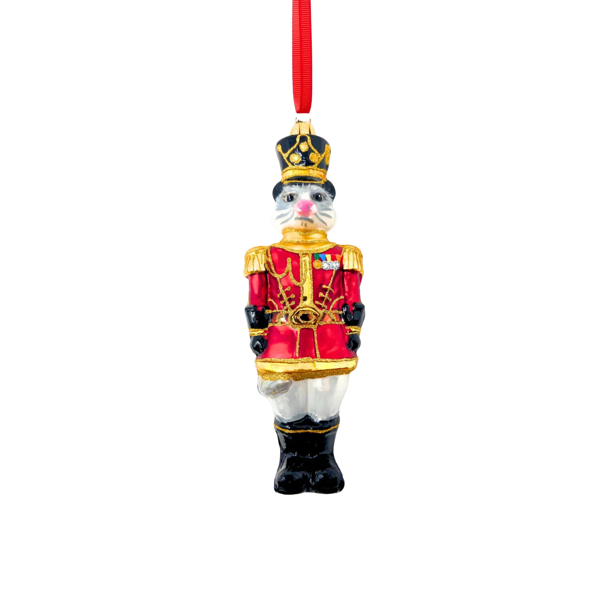 KRG Opossum Body Polish Glass Ornament, 5" - Image 2