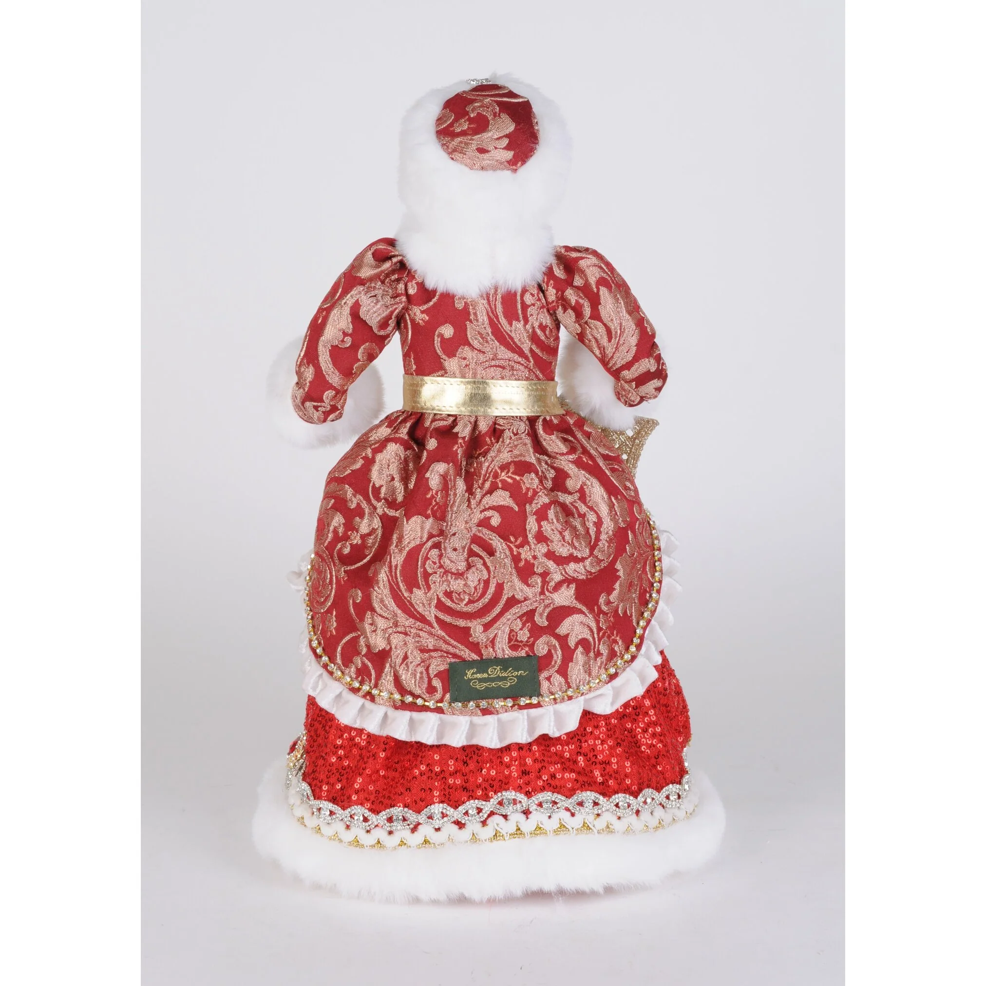 Lady Crimson Mrs. Santa Figurine, 19" - Image 2