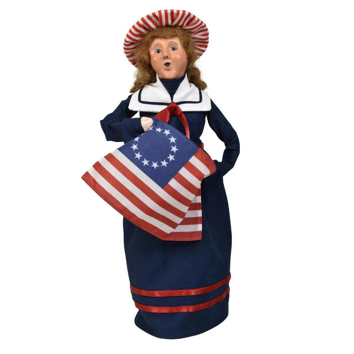 Lady Liberty Caroler Figurine, 13"