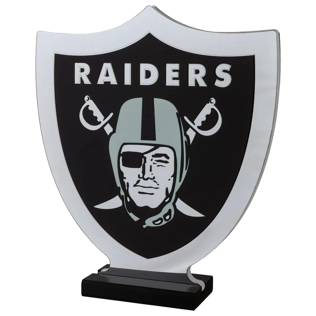 Las Vegas Raiders LED Infinity Logo Light, Acrylic, w/UL Plug, 12" - Image 3