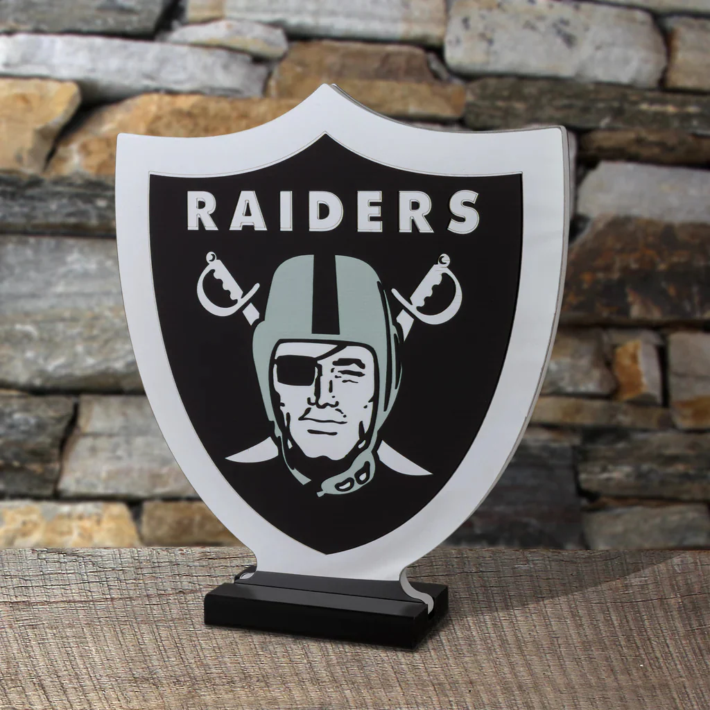 Las Vegas Raiders LED Infinity Logo Light, Acrylic, w/UL Plug, 12" - Image 4