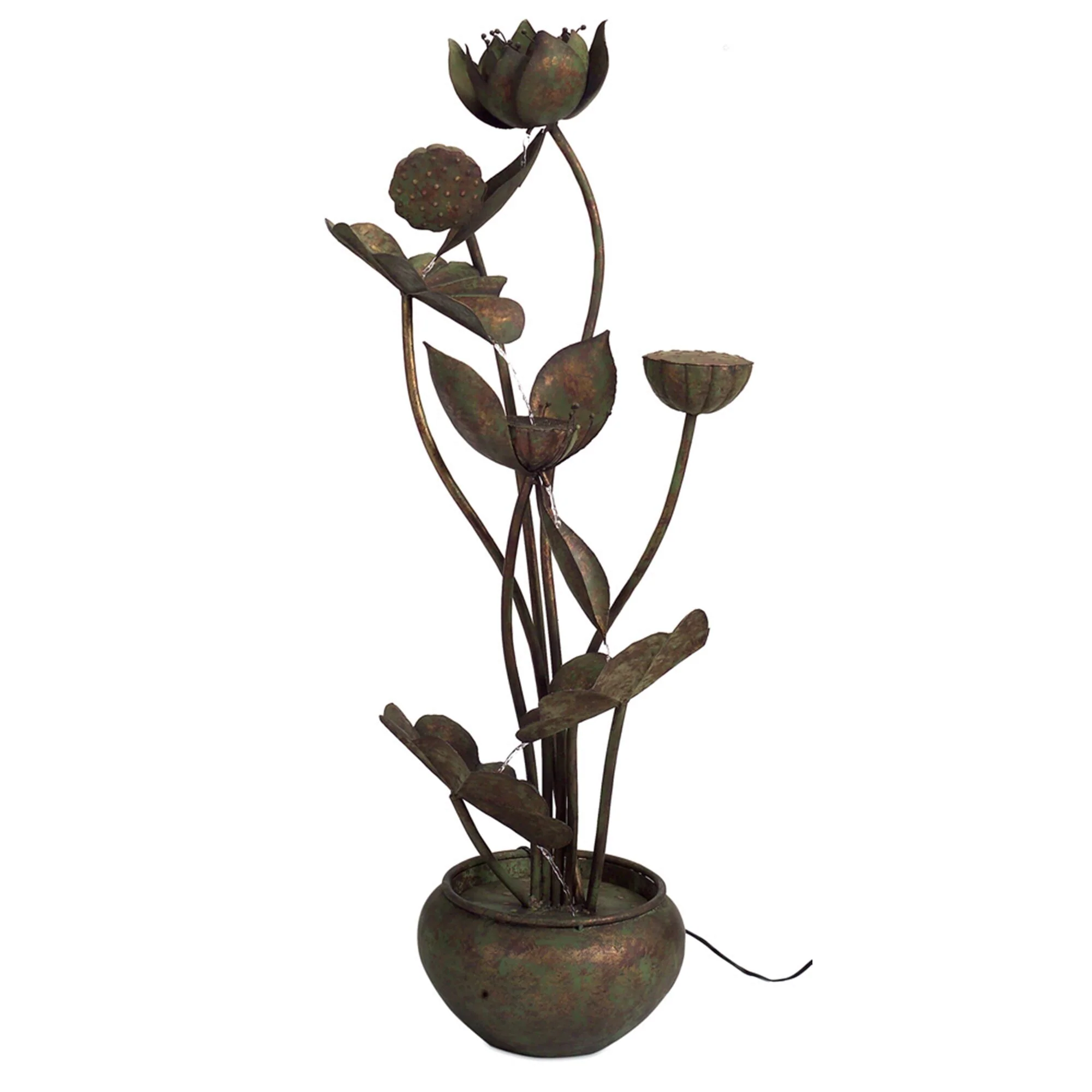 Leaf Fountain, Metal, YH 560 pump, 48"