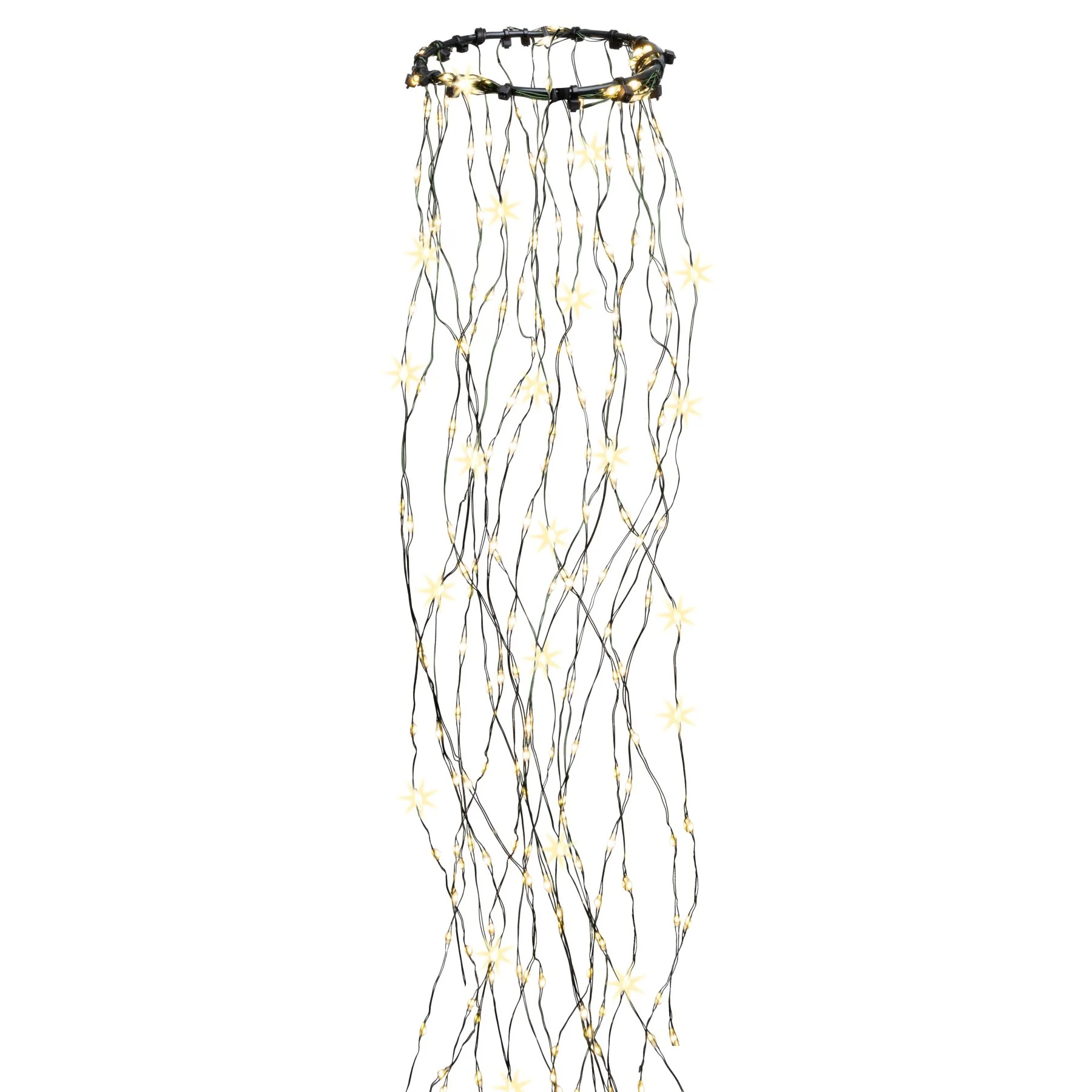 LED Cascade Tree Lights, 36" (Warm White Twinkle)