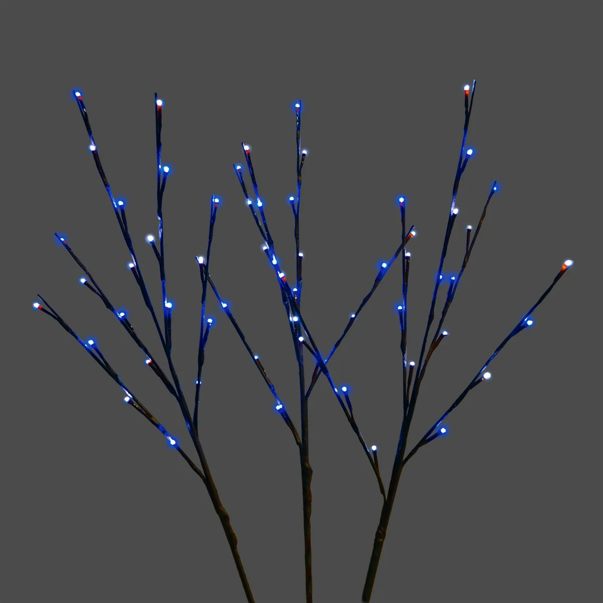 LED Frozen Twig Light Stems, 60 Lights, 32" (Set of 3)