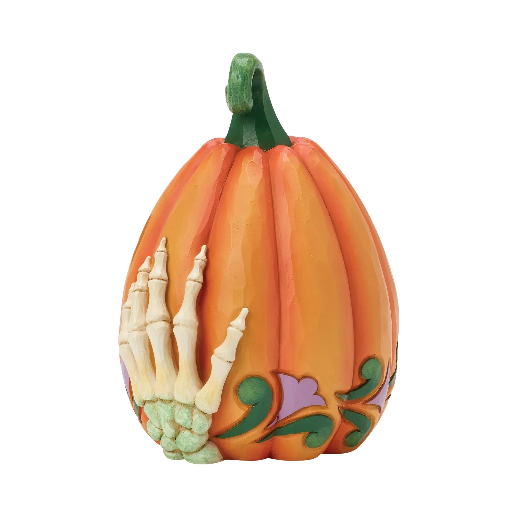 LED Skeleton Jack-o-lantern Figurine, 5.12" - Image 3