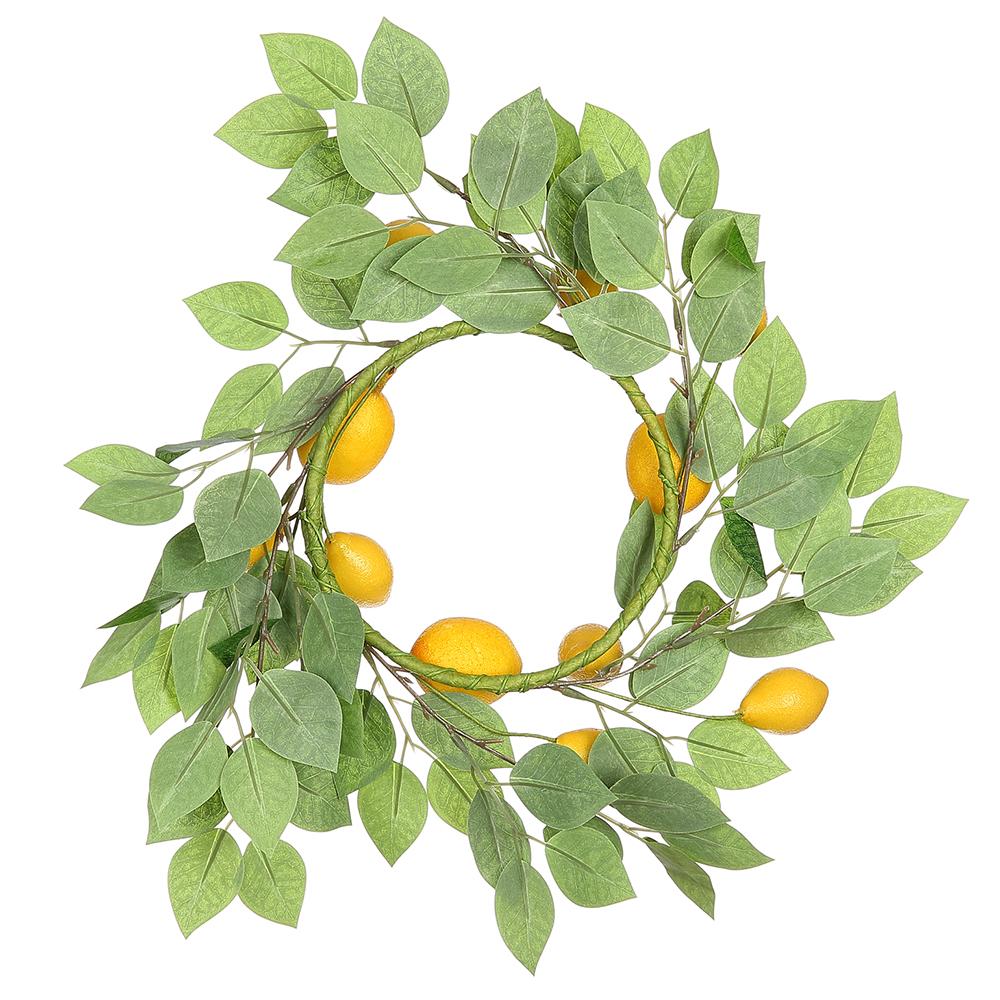 Lemon Wreath, 15.75" (Yellow) - Image 3
