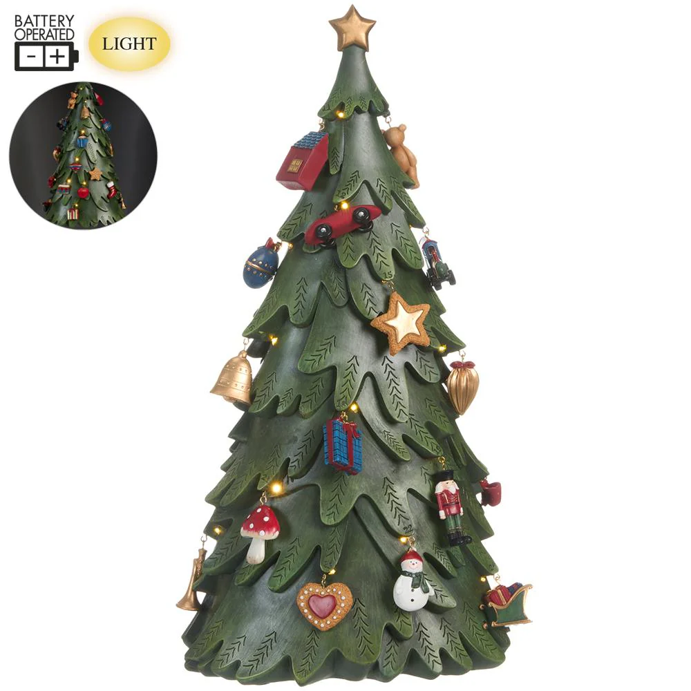 Lighted Battery Operated Decorative Tree, 24.5" - Image 3