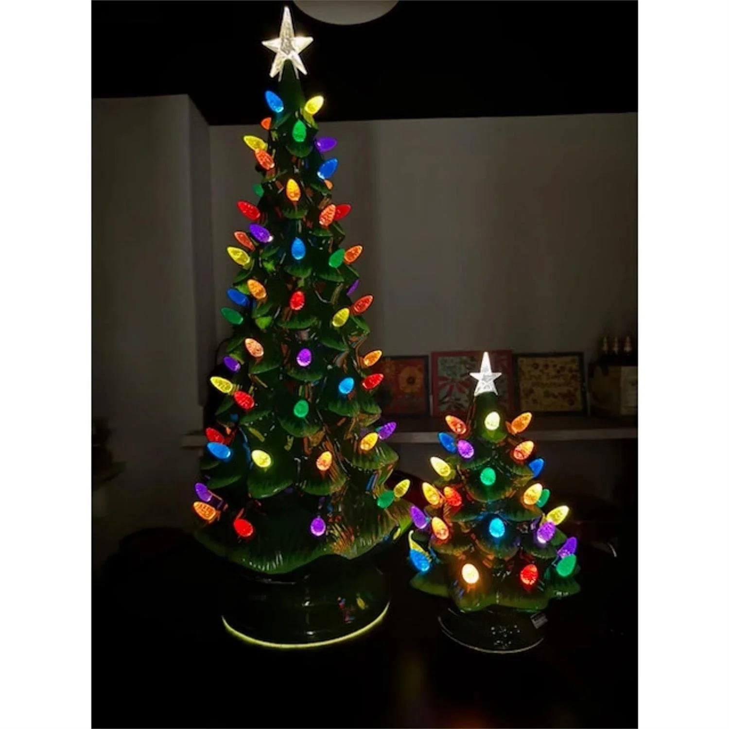 Lighted Christmas Tree Figurine, 13" - Image 2
