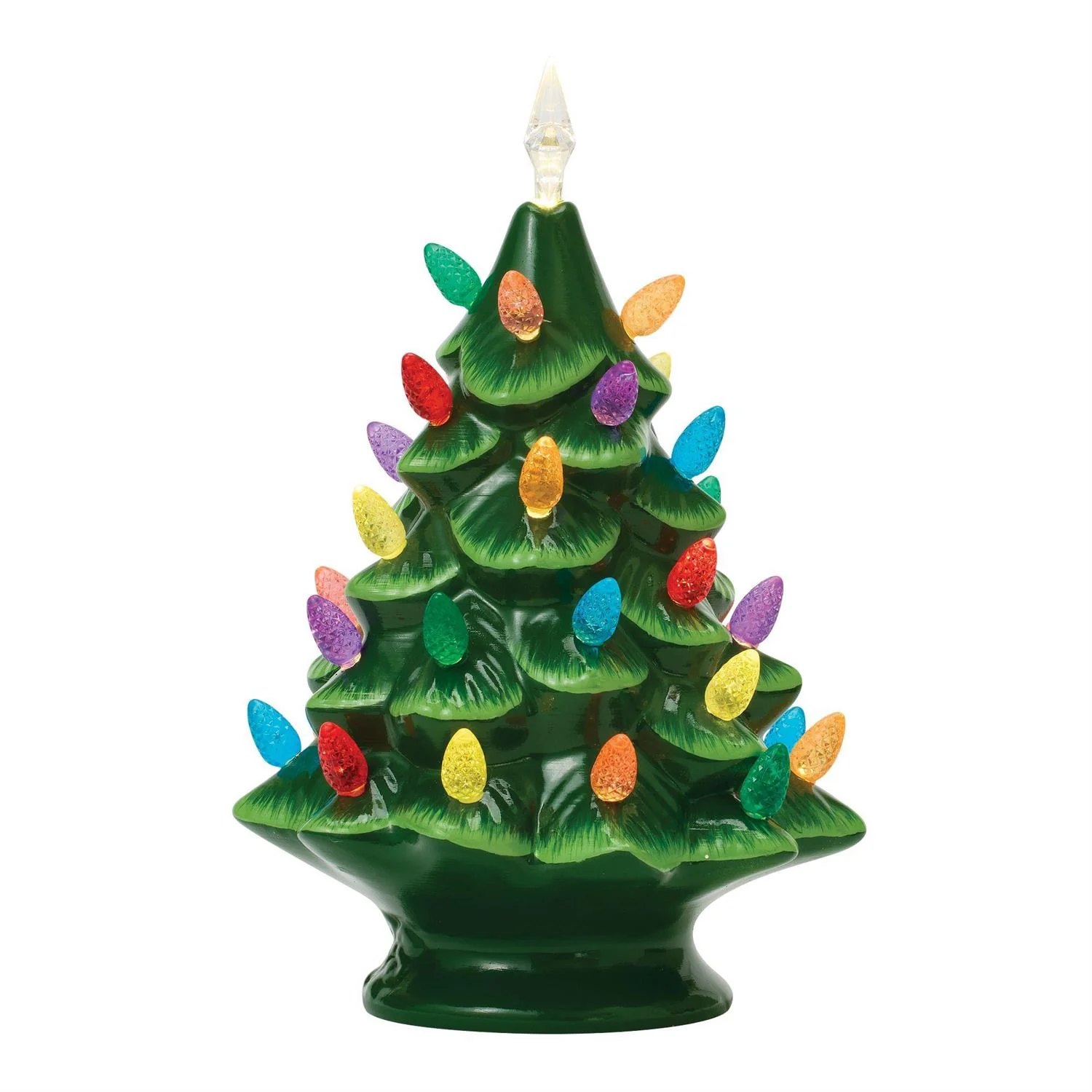 Lighted Christmas Tree Figurine, 13" - Image 4