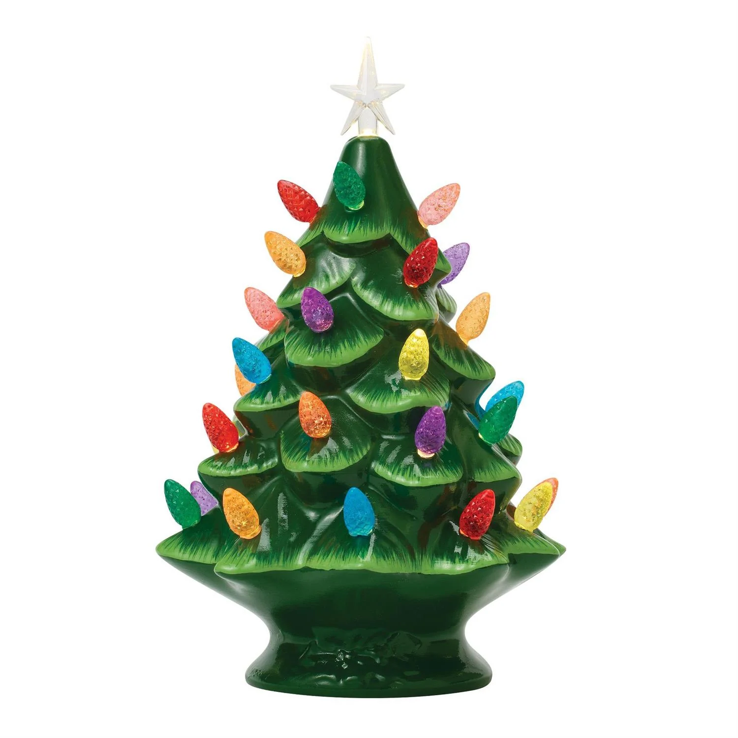 Lighted Christmas Tree Figurine, 13" - Image 5