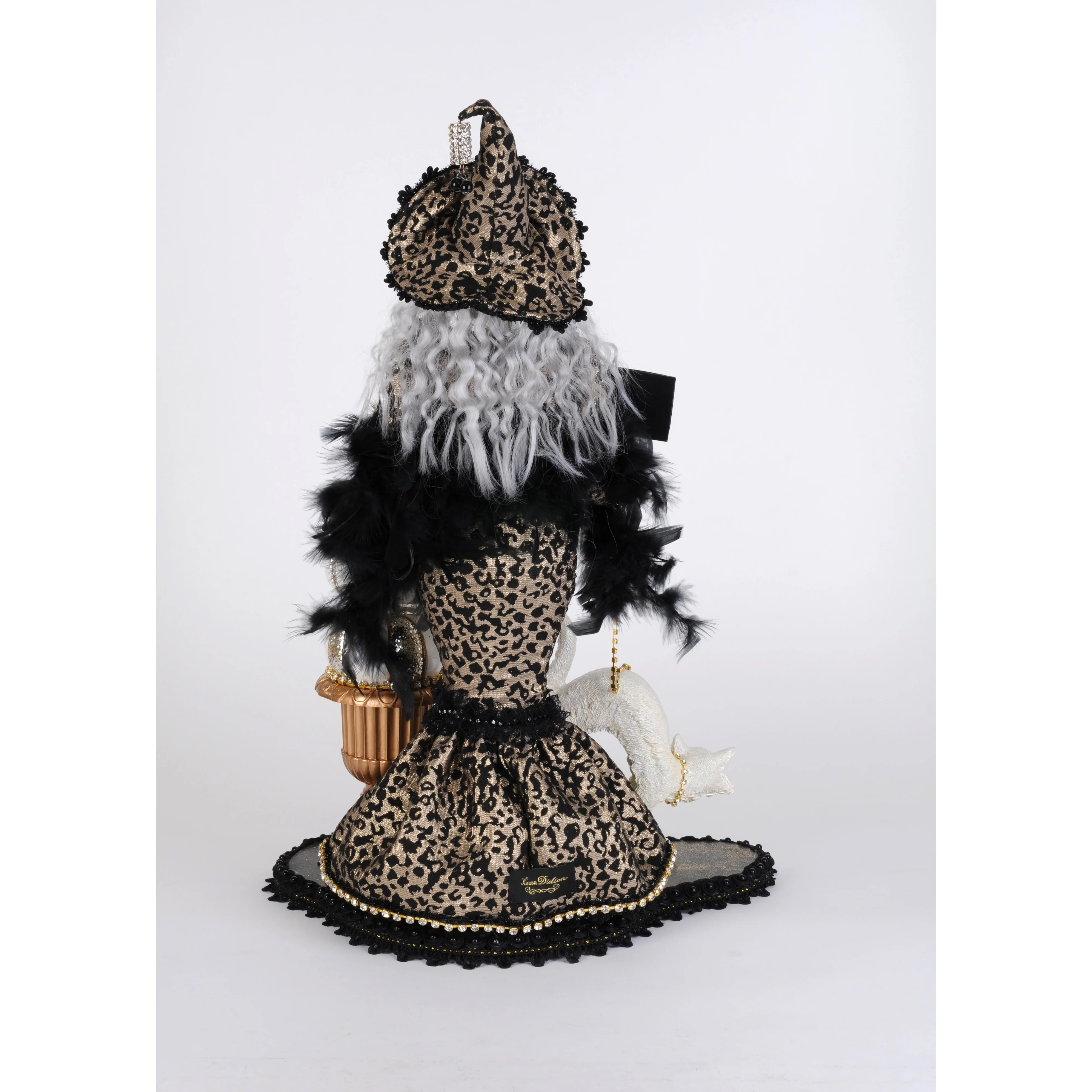 Lighted Fabulously Wicked Leopard Witch Figurine, 23" - Image 2