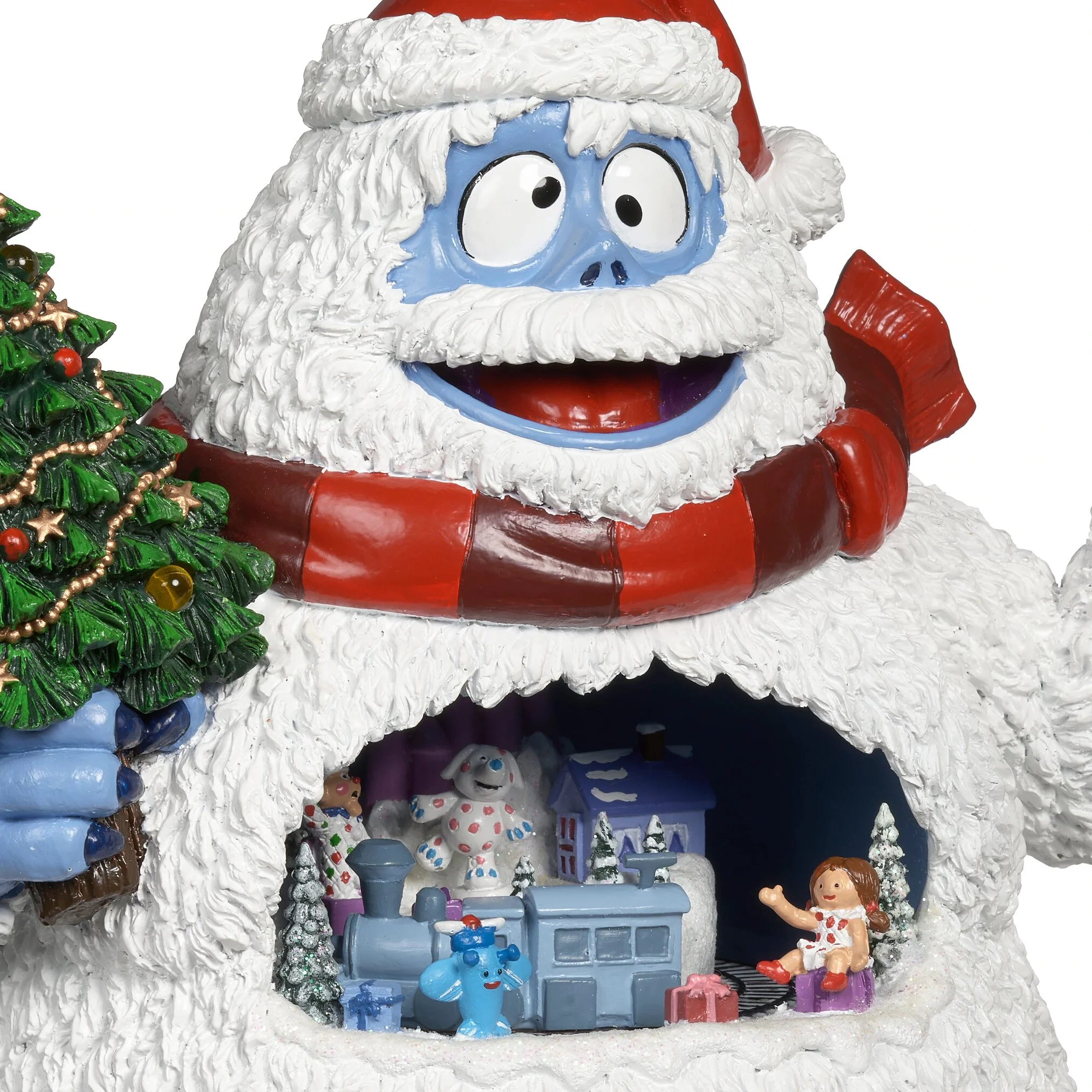 Lighted Musical 2-Tier Bumble the Abominable Snow Monster Figurine, 12.75" - Image 2