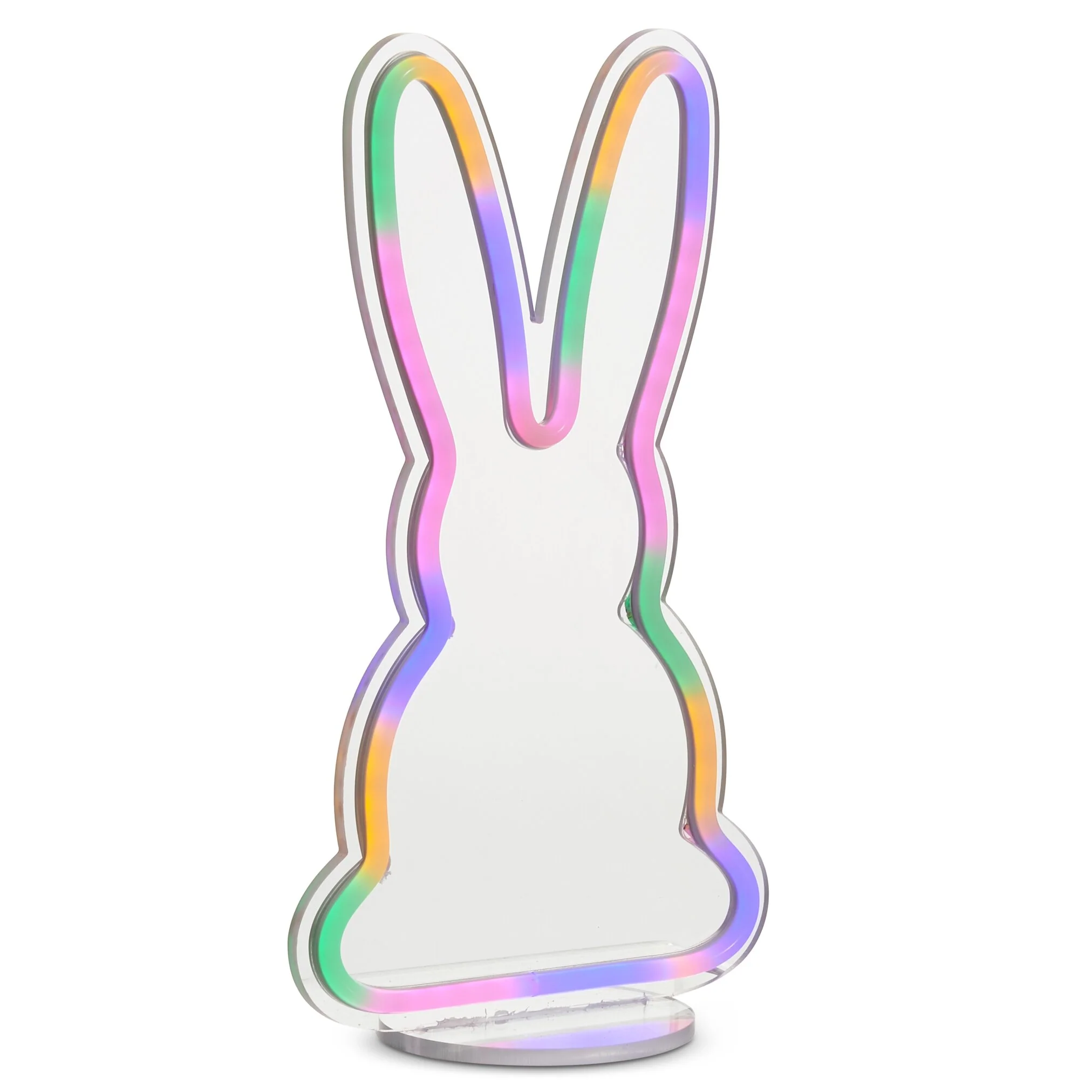Lighted Neon Bunny Sign, 12.5" - Image 2