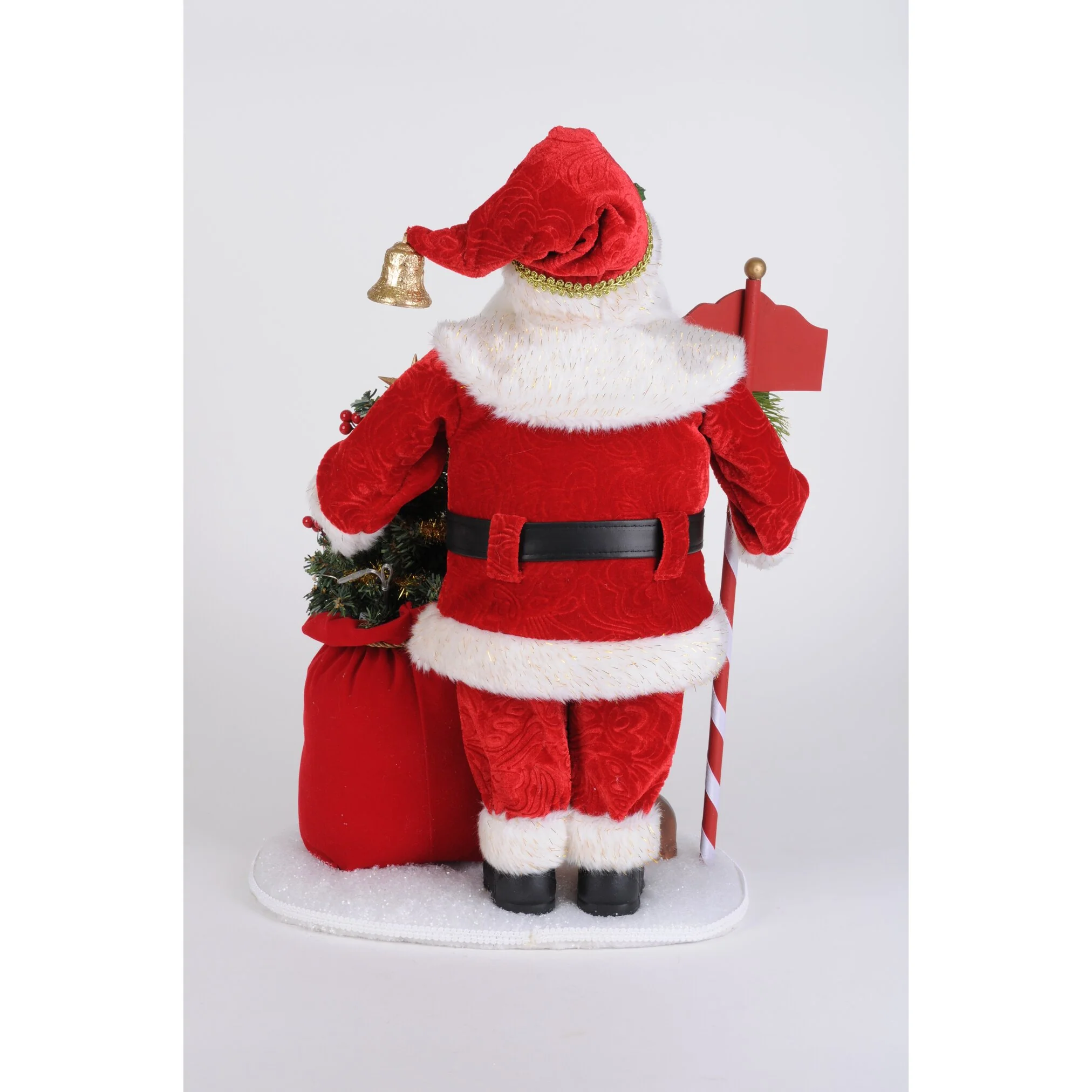 Lighted North Pole Magic Santa Figurine, 20" - Image 2