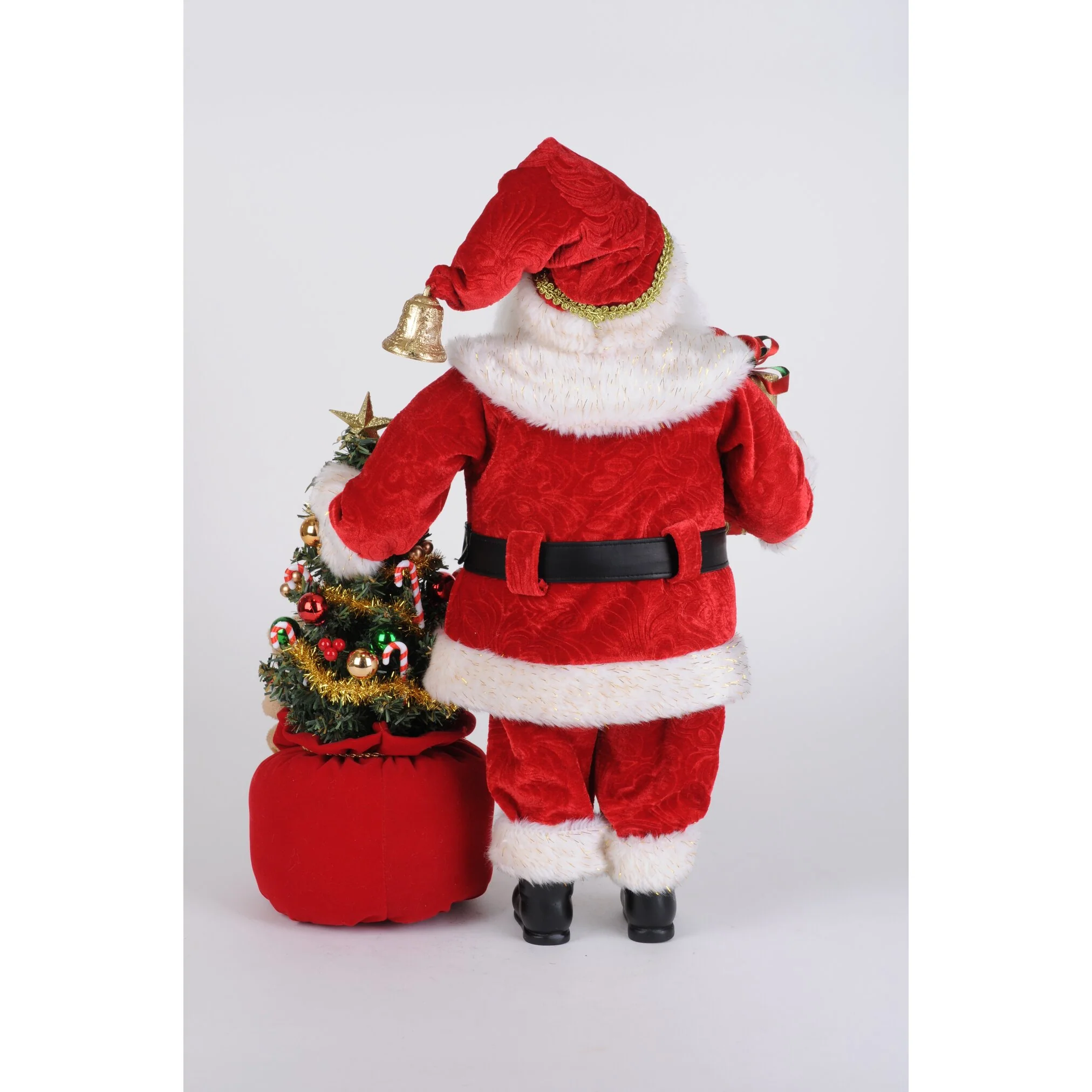 Lighted Santa Bearing Gifts Figurine, 19" - Image 2