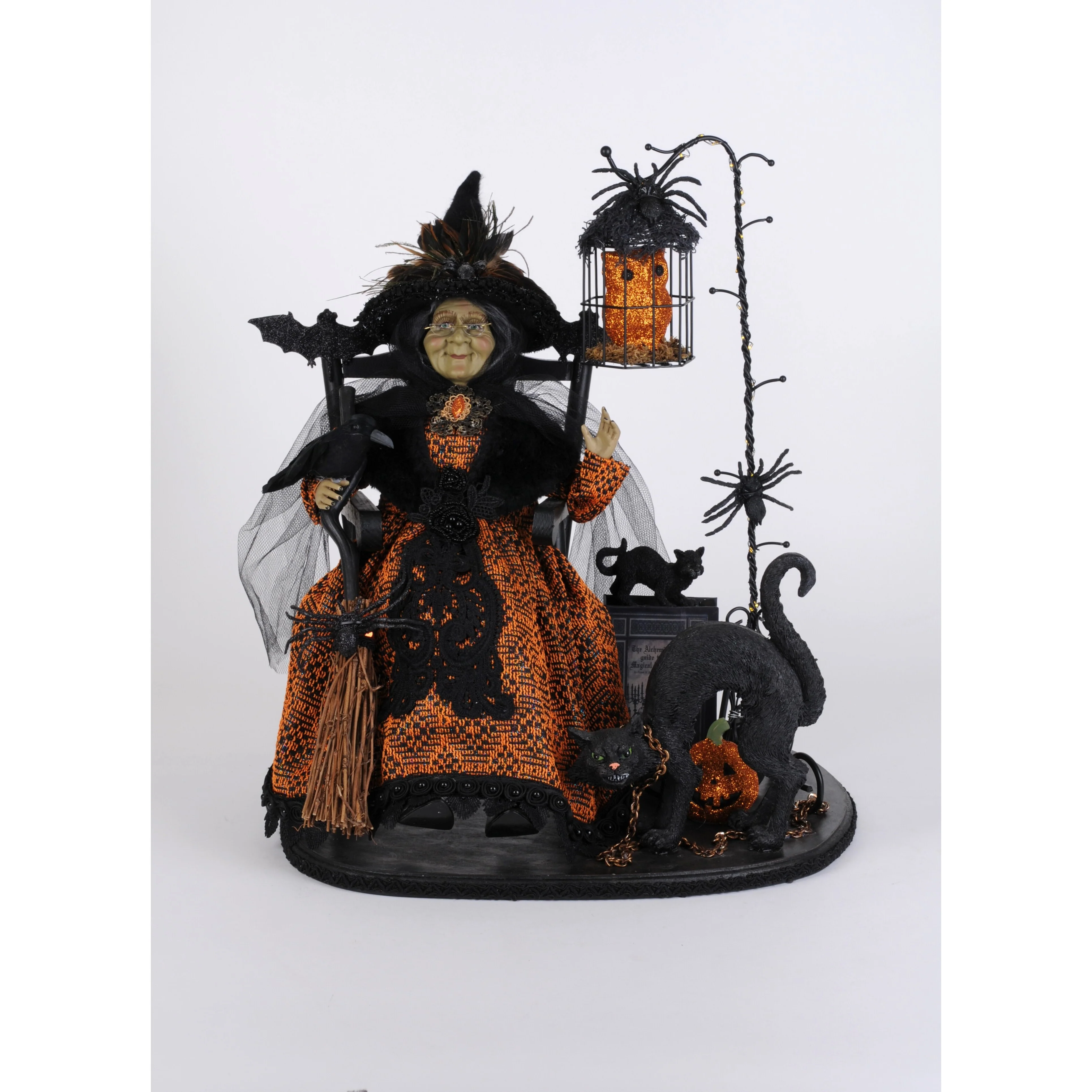 Lighted Spooky Story Teller Witch Figurine, 18"