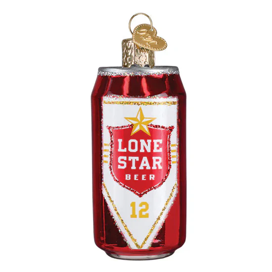 Lone Star Beer Can Ornament, 3.25" - Image 2