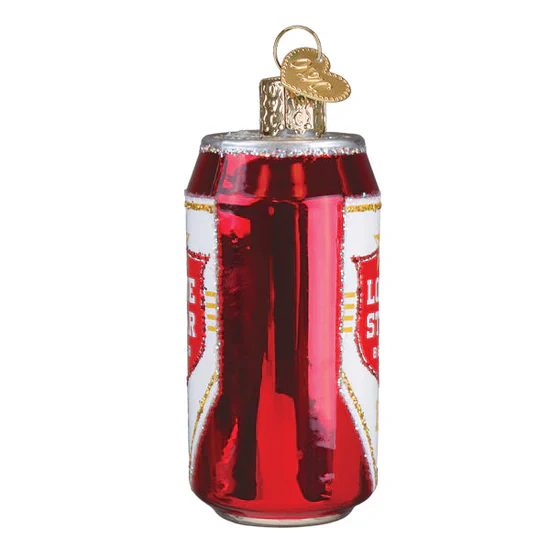 Lone Star Beer Can Ornament, 3.25" - Image 3