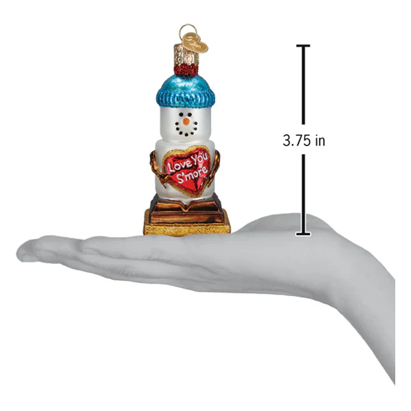 Love You S'more Snowman Ornament - Image 5
