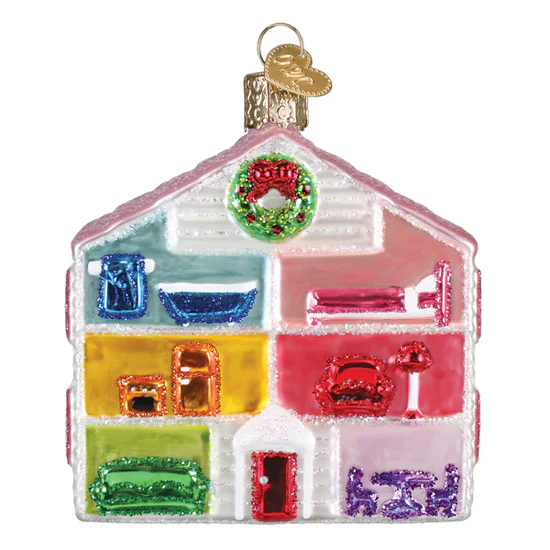 Lovely Doll House Ornament, 3.5" - Image 2