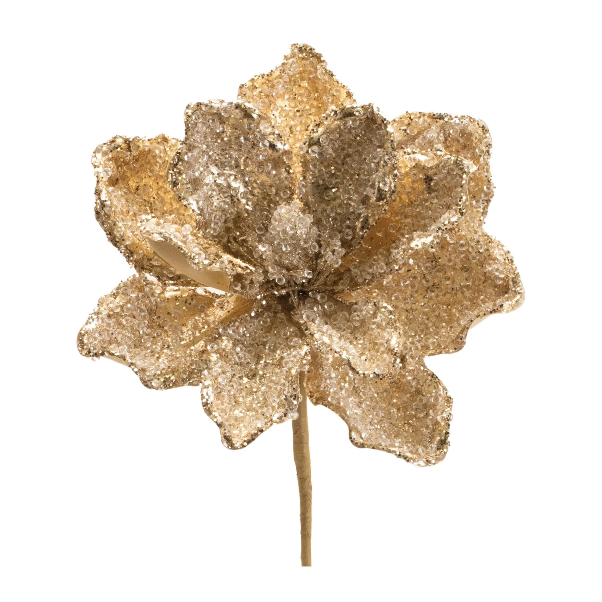 Polyester Magnolia Stem, 21.5" (Gold) - Image 2