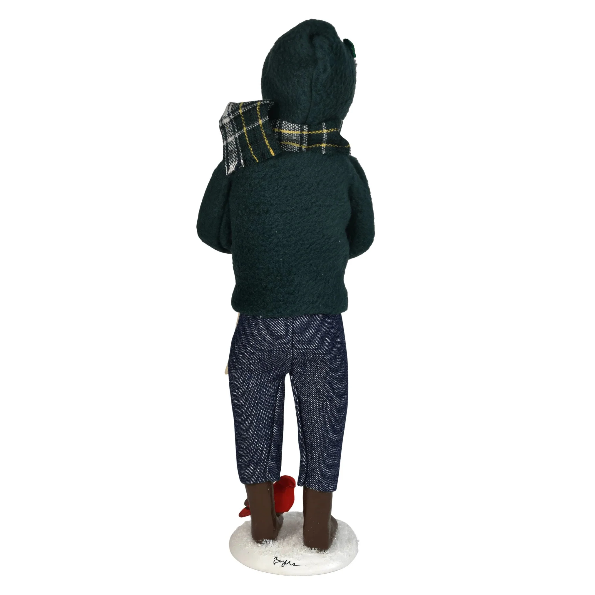 Man w/ Cardinals Caroler Figurine, 13" - Image 5