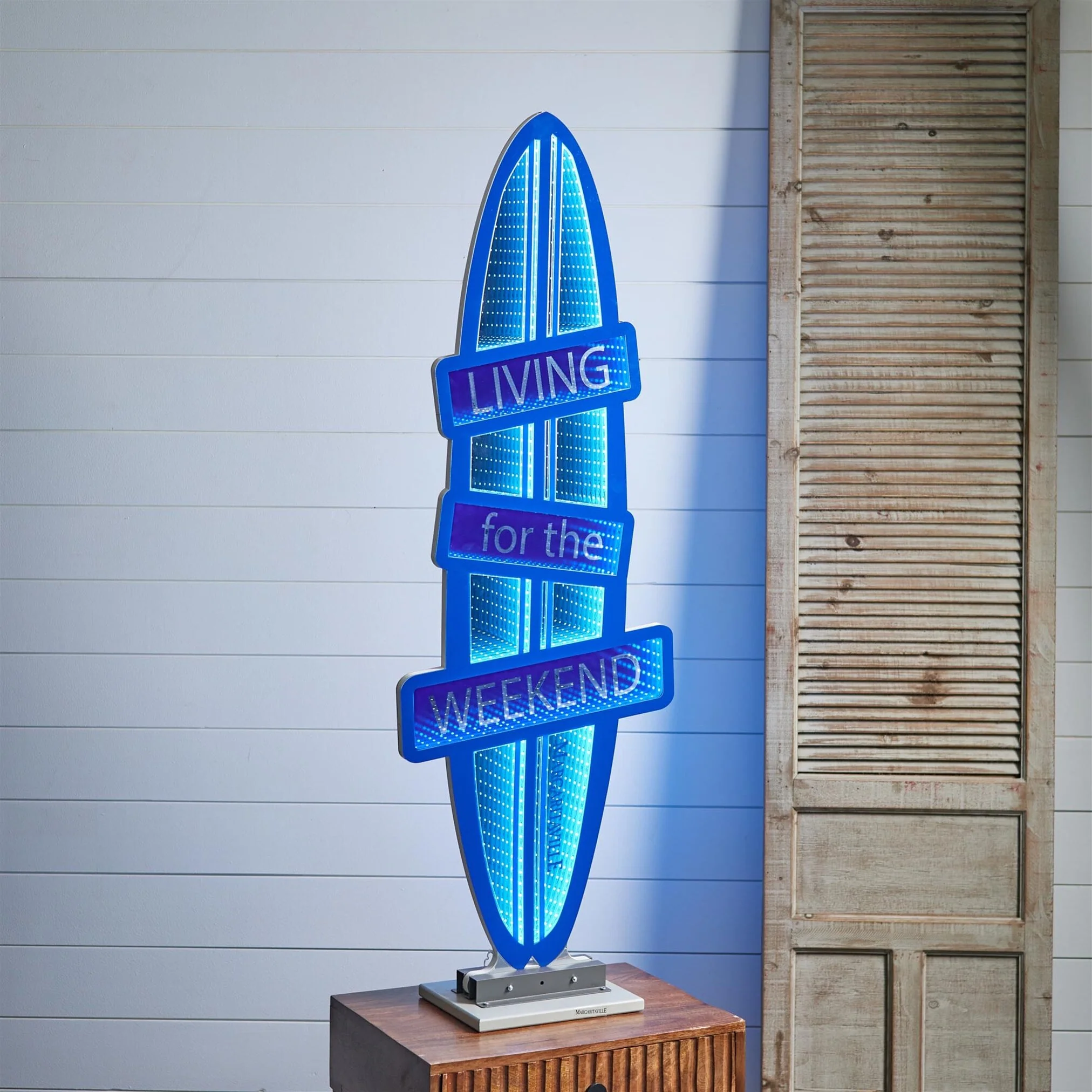 Margaritaville Surf Board Infinity Light, Acrylic, W/ UL Plug, 47" - Image 2