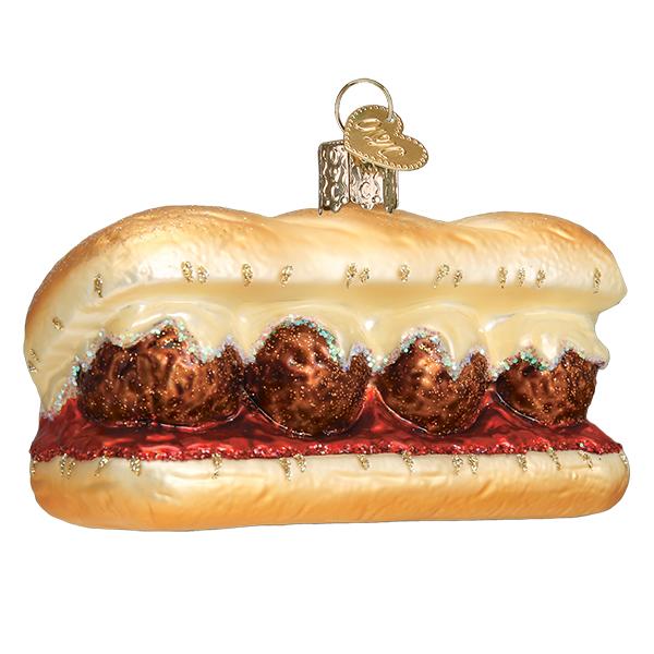 Meatball Sandwich Ornament - Image 2