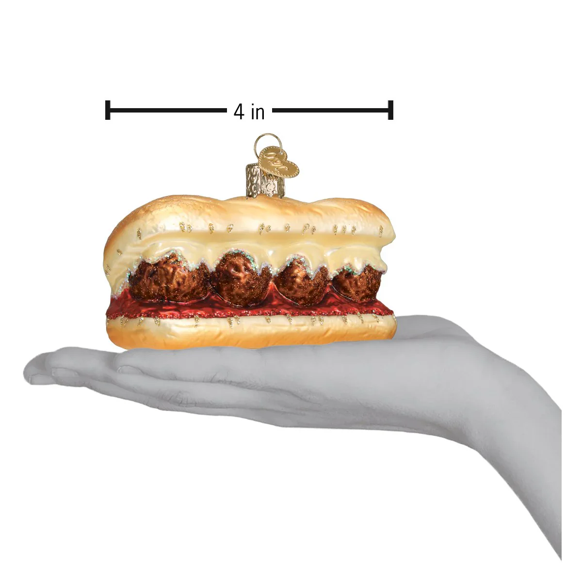 Meatball Sandwich Ornament - Image 5