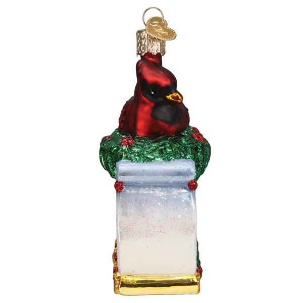 Memorial Cardinal Ornament, 4.25" - Image 4