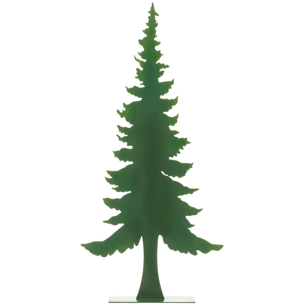 Metal Table Top Tree, 24.5" (Green)