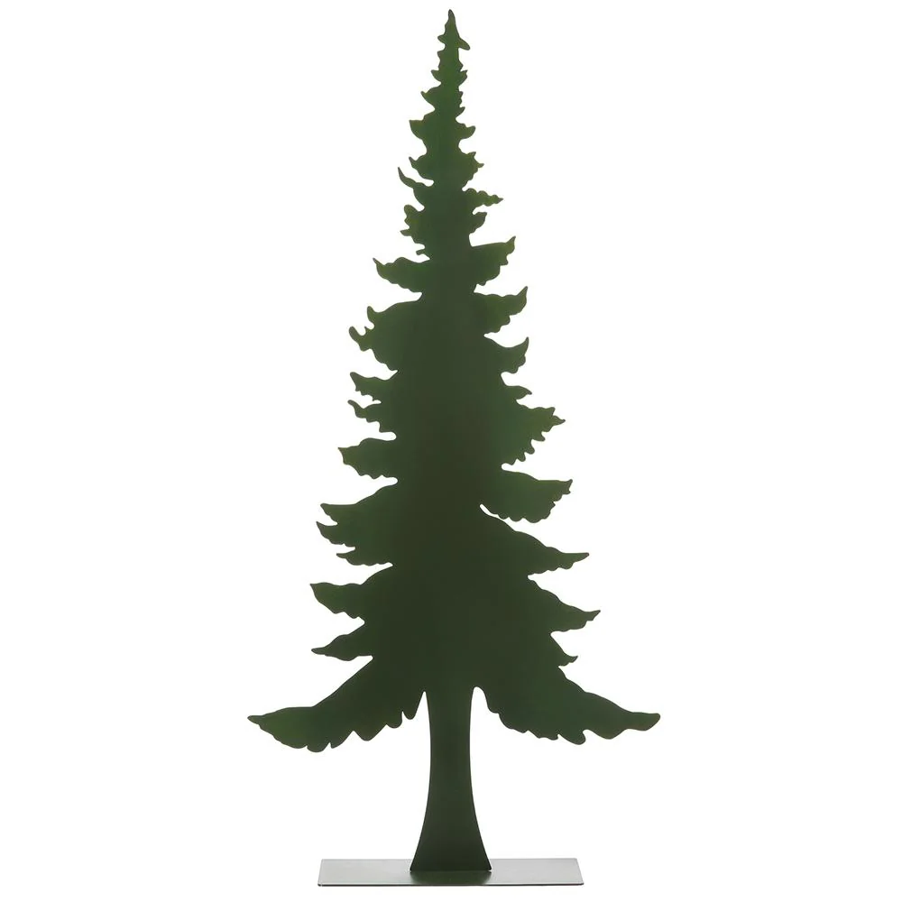 Metal Table Top Tree, 32.25" (Green)