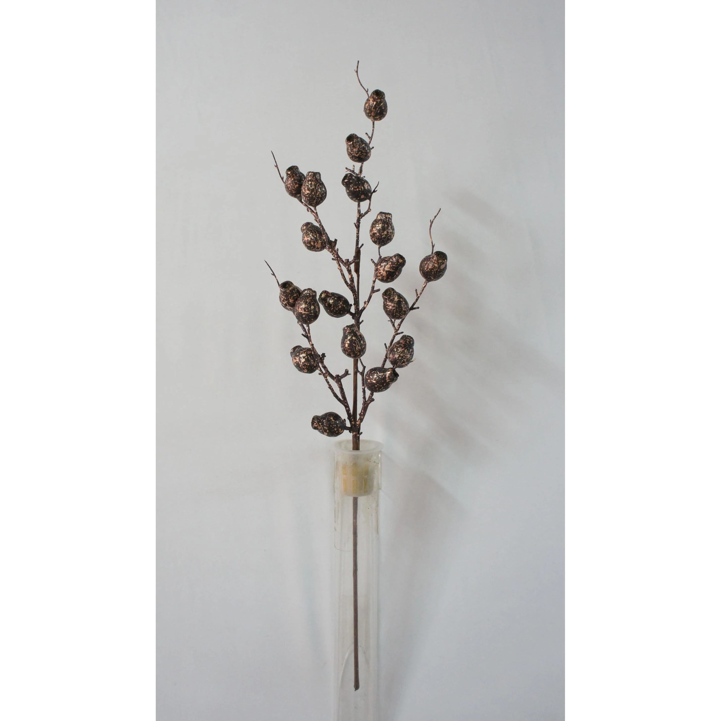 Metallic Berry Spray, 28" (Chocolate)