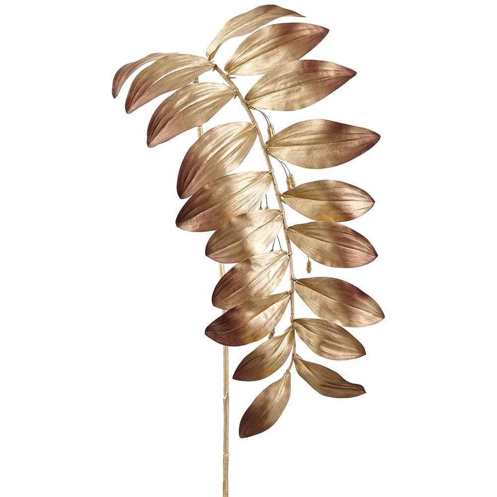 Metallic Solomon's Seal Leaf Spray, 47" (Copper)