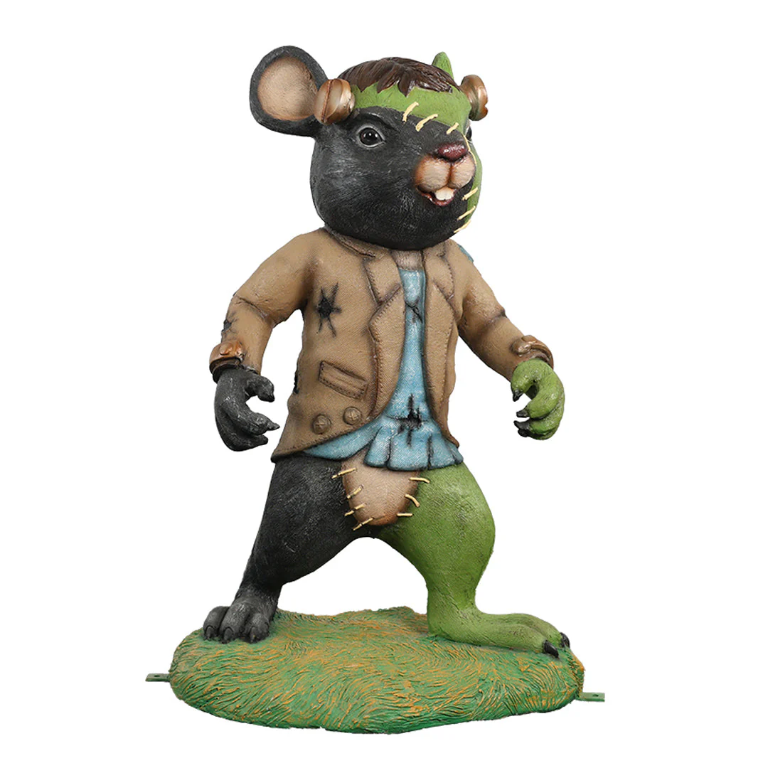 Large Fiberglass Mice Frankenstein Figure, 35" - Image 3