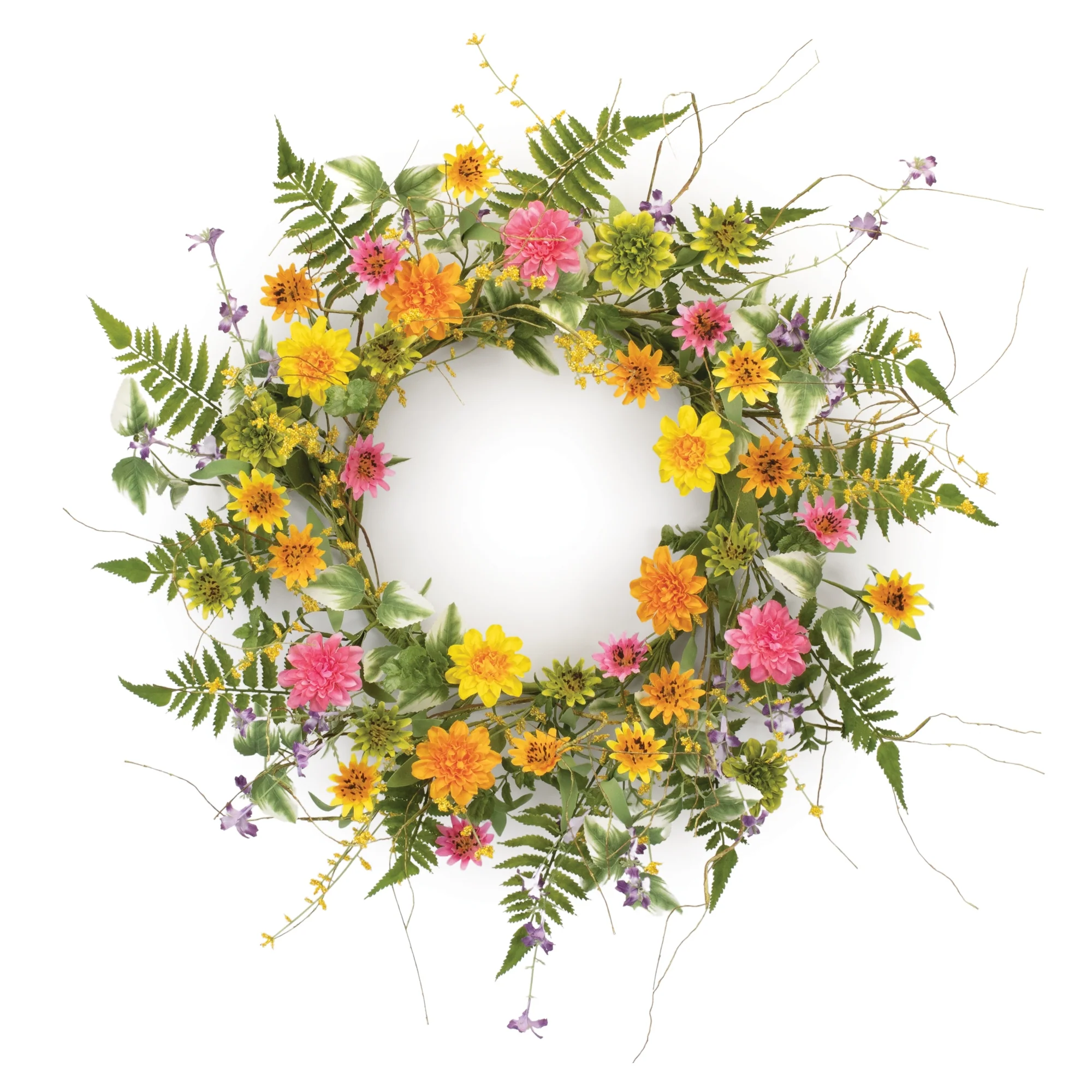 Mixed Floral Wreath, 20"