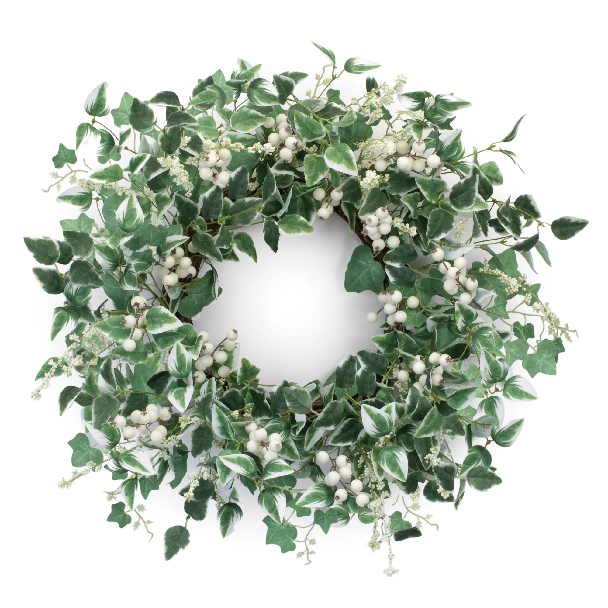 Mixed Foliage and Berry Wreath, 23"