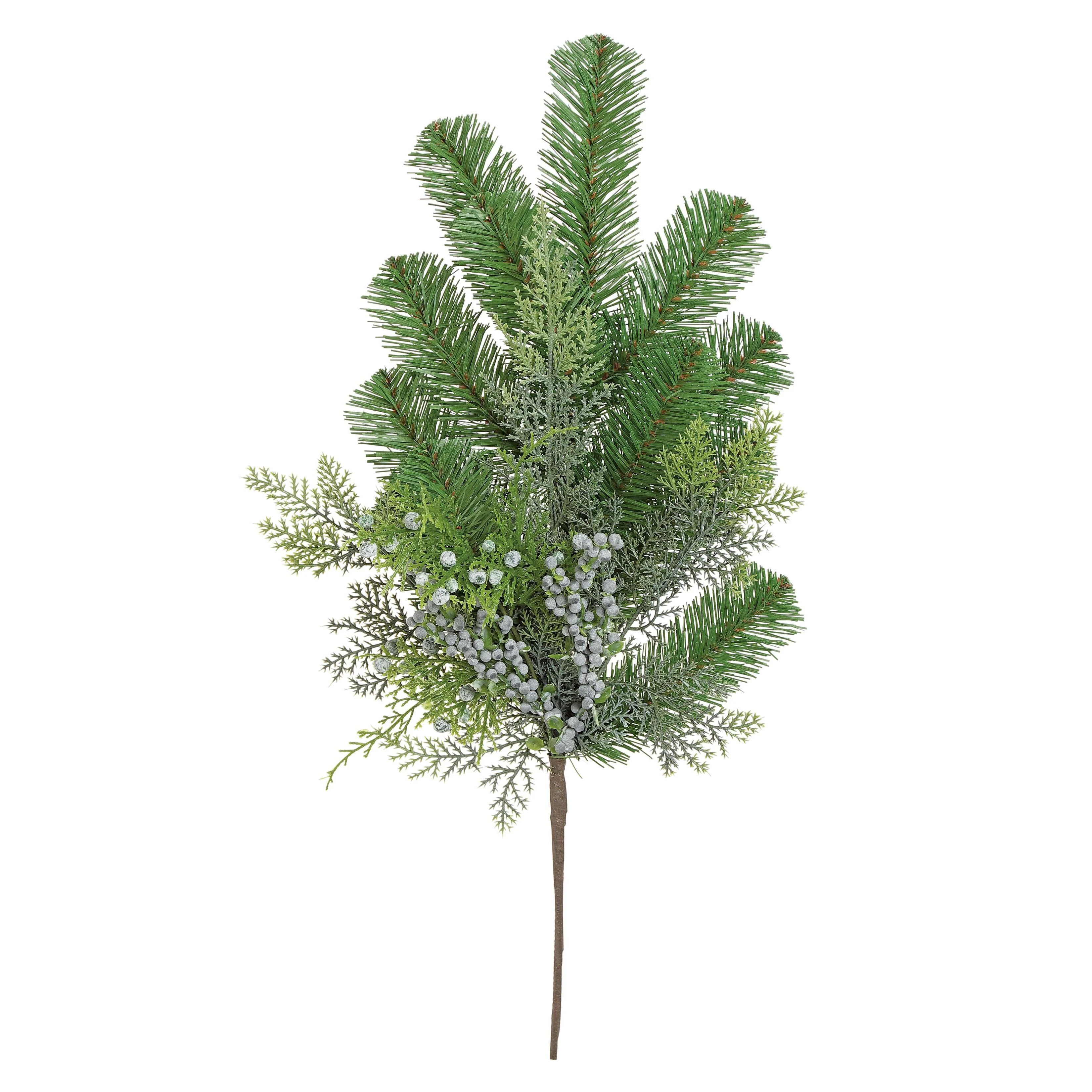 Mixed Pine, Mini Berry Spray, 22"