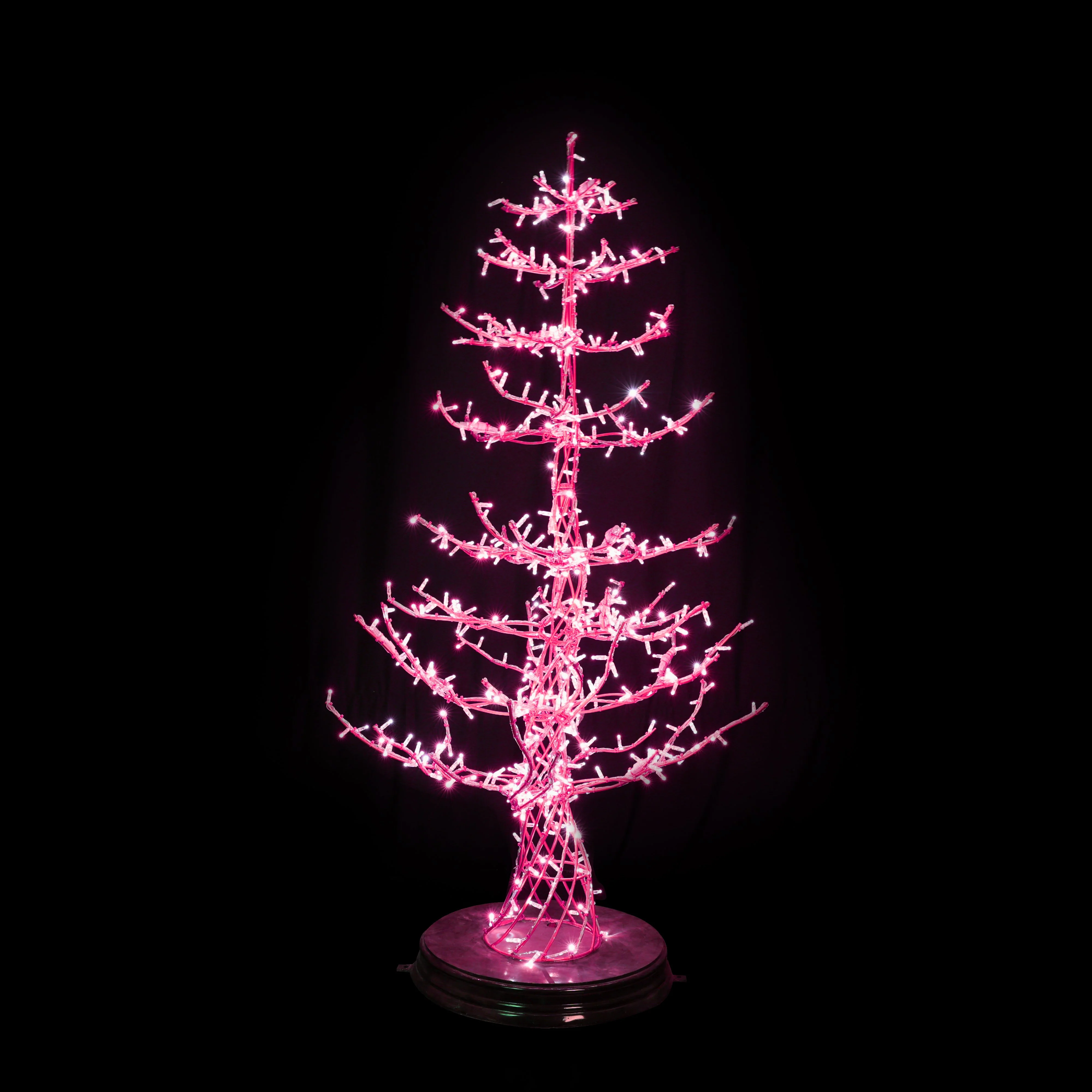 Large Modern Tree Decoration, LED Lit, (63" / 83") - Image 3