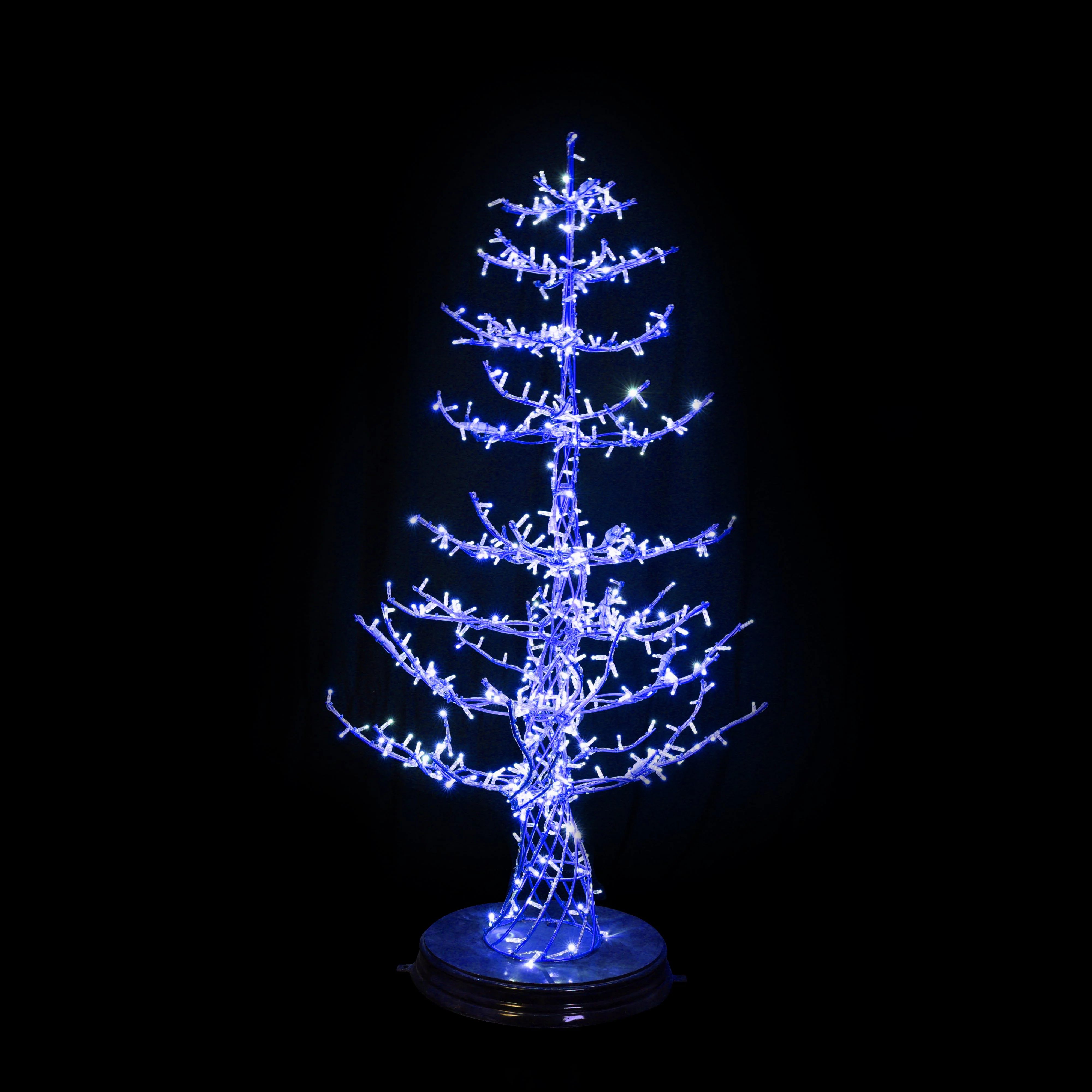 Large Modern Tree Decoration, LED Lit, (63" / 83") - Image 6