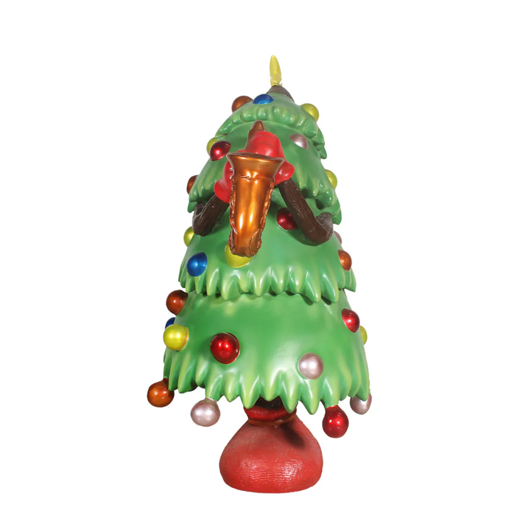 Large Fiberglass Mr. Green Sax Figure, 45" - Image 3